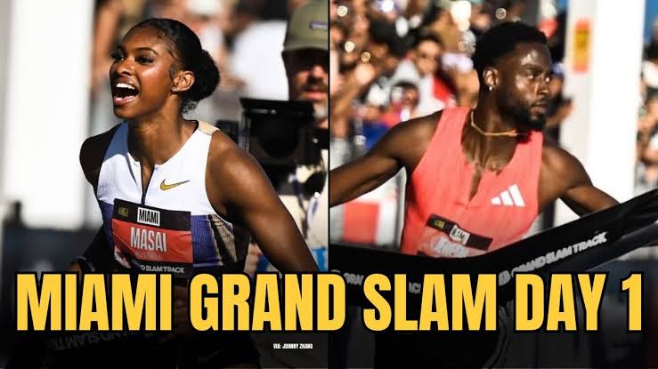 Russell and Jones jump to No.2 and No.3 all time in historic hurdles clash in Miami 