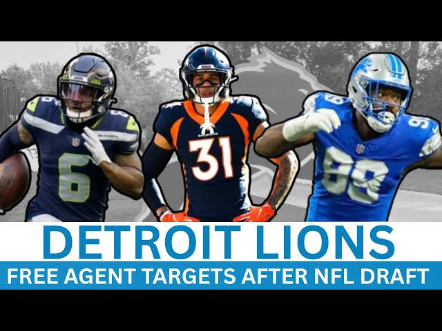 8 free agents the Detroit Lions could sign post-draft