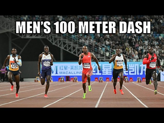 Men’s 100 Meter Dash Was Incredible! || Fred Kerley VS. Letsile Tebogo & Akani Simbine – Rabat