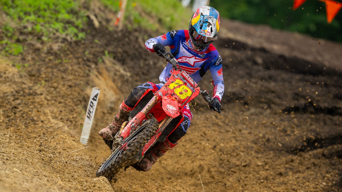 Motocross 2025 450 results, highlights, finish at High Point: Jett Lawrence wins overall, Eli Tomac Moto 2