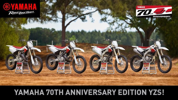 Yamaha’s 70th Anniversary Edition Motocross Lineup Looks Absolutely Sick