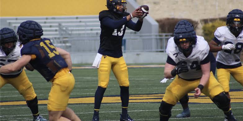 Franklin stands out among QBs at WVU camp
