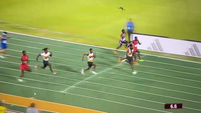 Kishane Thompson Runs 9.88 in Kingston