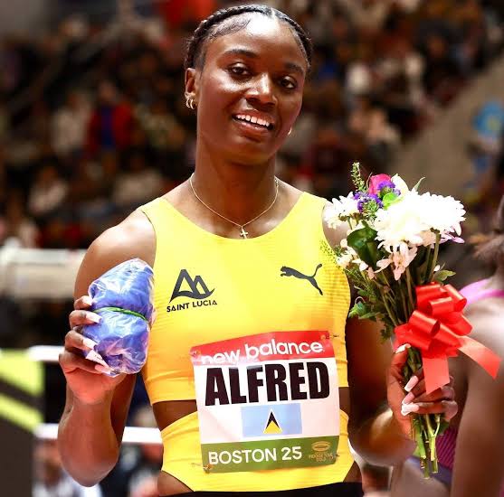 Julien Alfred breaks 31-year-old meeting record at Stockholm Diamond League