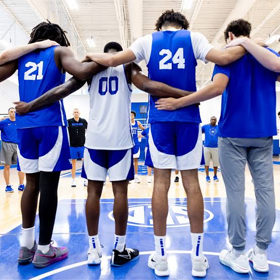 Scenes from around Kentucky Basketball practice include Jayden Quaintance in uniform