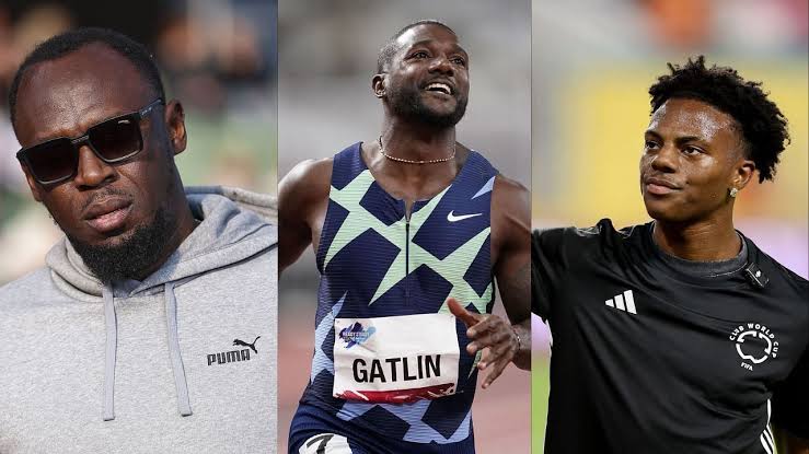 You might see Speed at the Olympic trials”-Justin Gatlin weighs in on conversation between Usain Bolt and famous Youtuber who challenged Noah Lyles